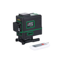 3D 12 Lines Green Self leveling Horizontal Vertical Rotary Cross Line Laser Wall sticking tools Remote Control laser level